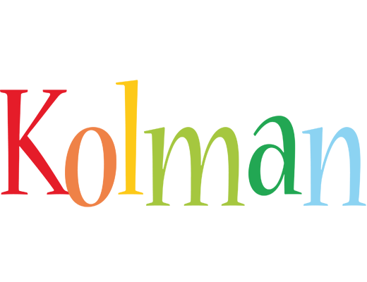 Kolman birthday logo