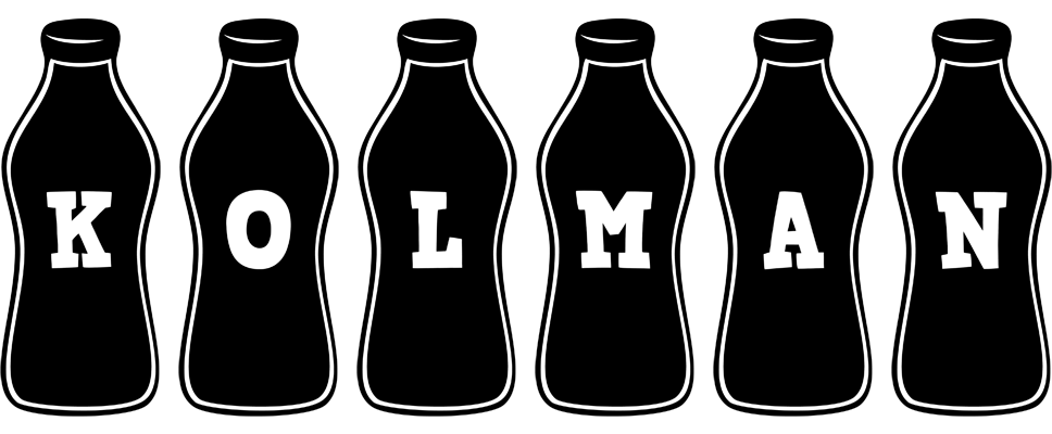 Kolman bottle logo