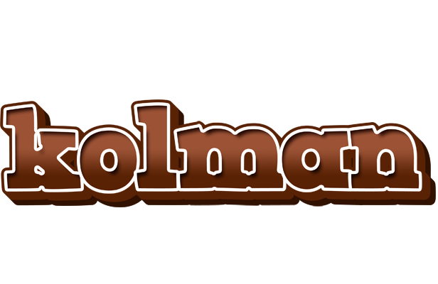 Kolman brownie logo
