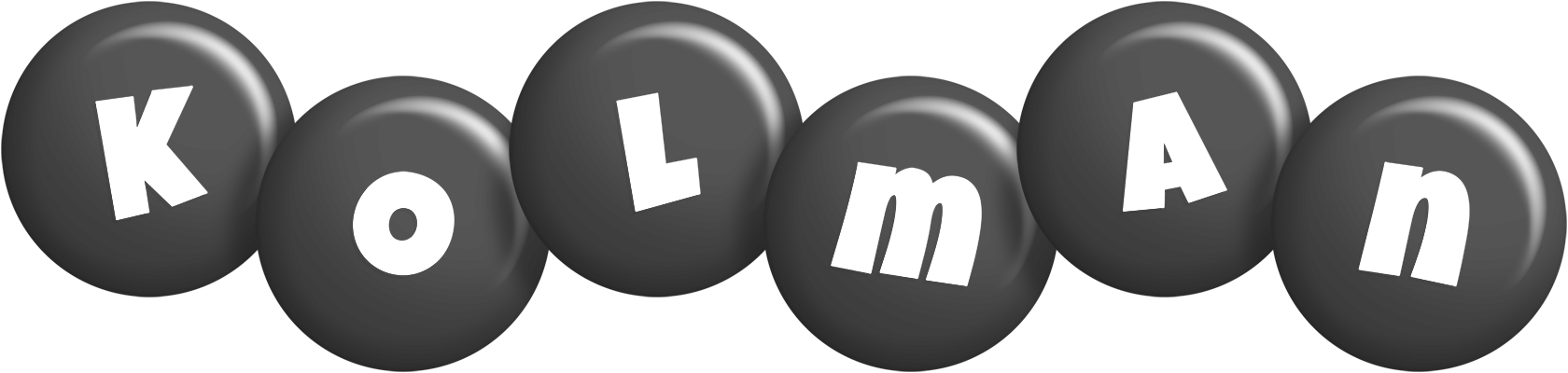 Kolman candy-black logo