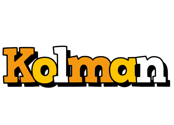 Kolman cartoon logo