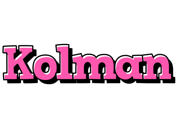Kolman girlish logo