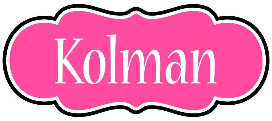 Kolman invitation logo
