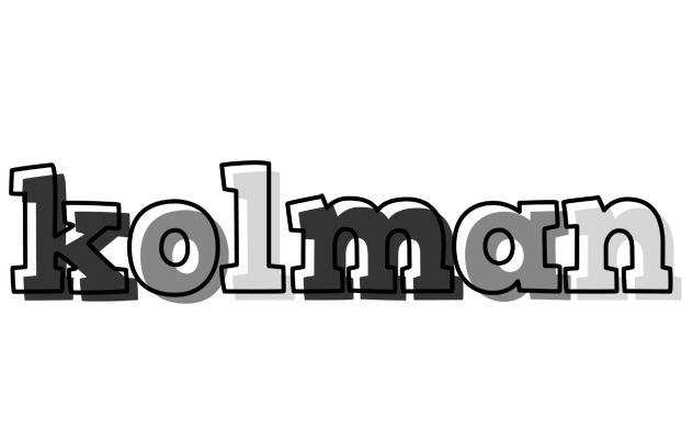 Kolman night logo