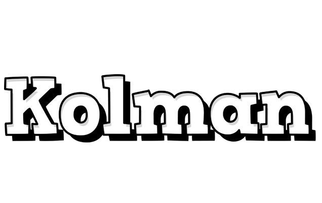 Kolman snowing logo