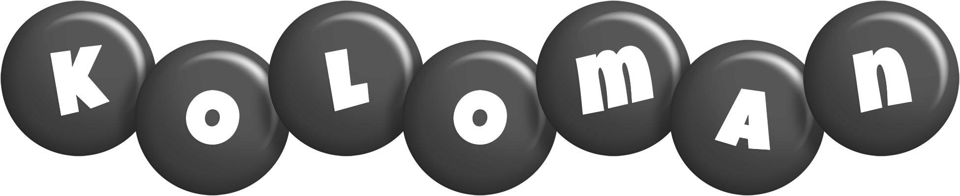 Koloman candy-black logo