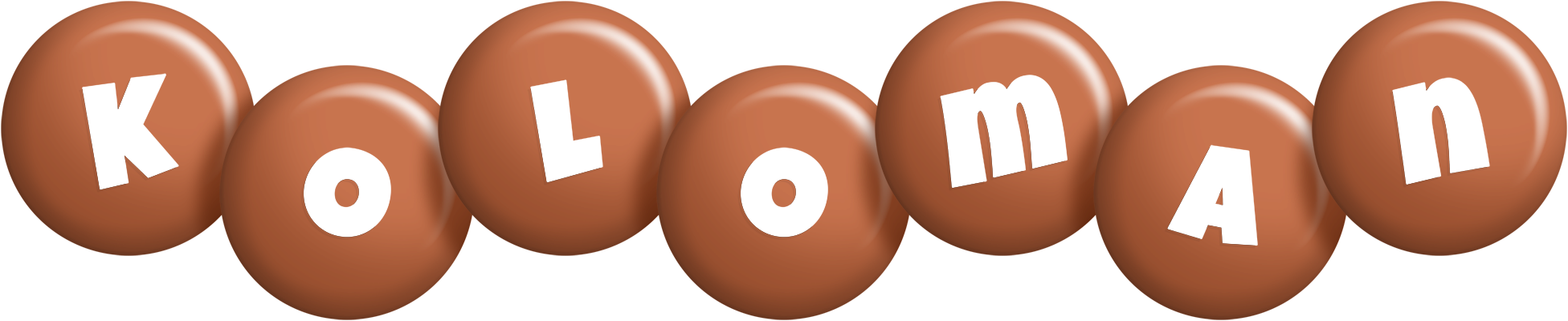 Koloman candy-brown logo