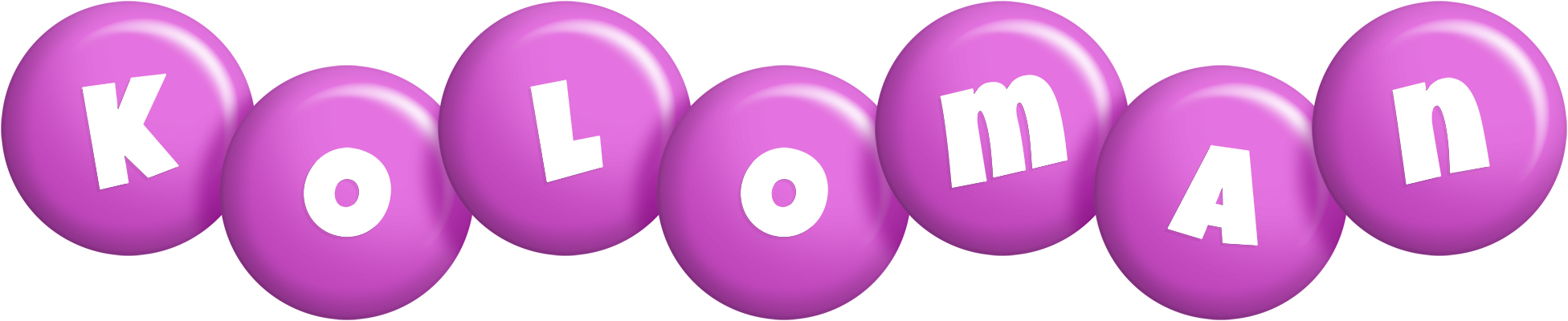 Koloman candy-purple logo