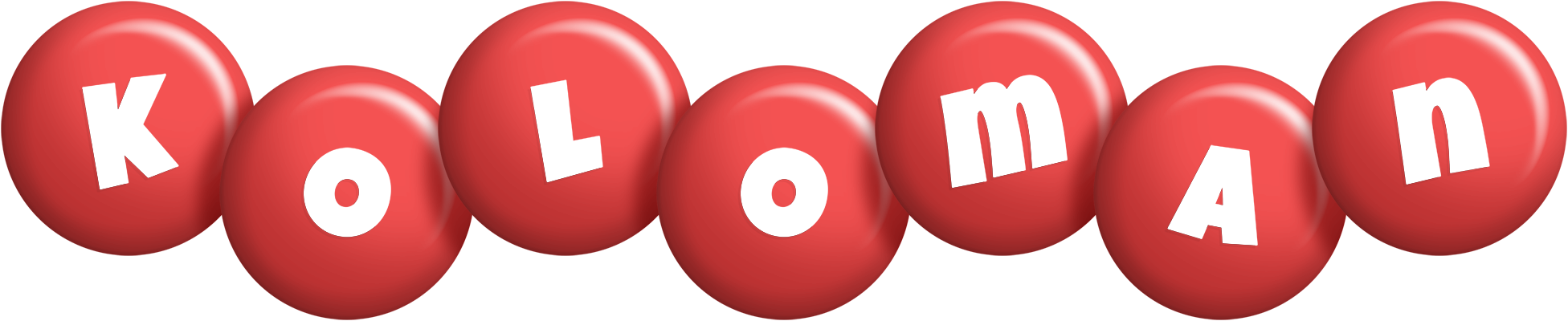 Koloman candy-red logo