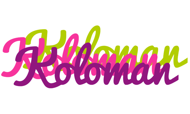 Koloman flowers logo