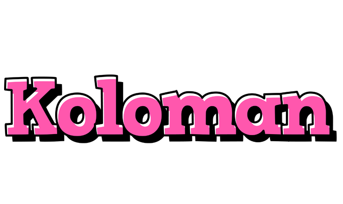 Koloman girlish logo
