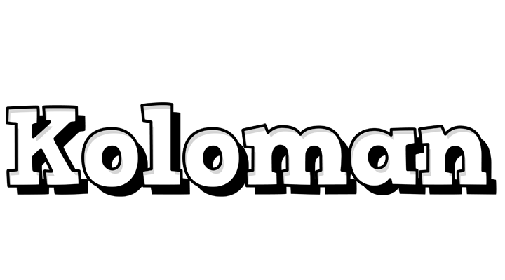 Koloman snowing logo