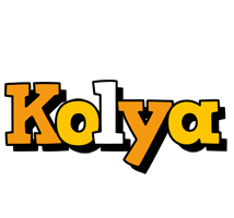 Kolya cartoon logo