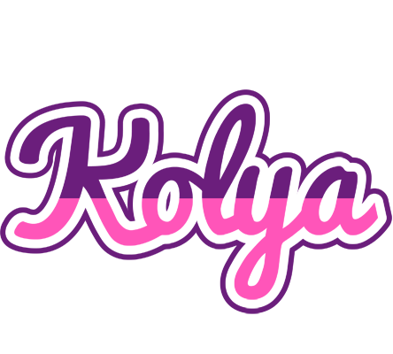 Kolya cheerful logo
