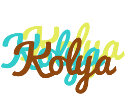 Kolya cupcake logo