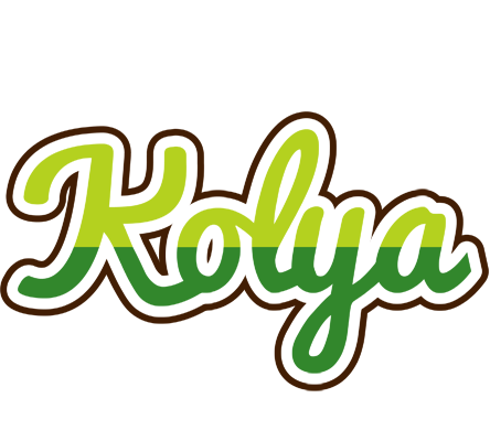 Kolya golfing logo