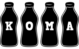 Koma bottle logo