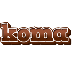 Koma brownie logo