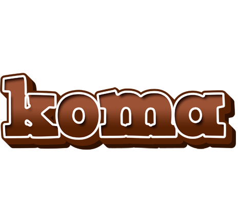 Koma brownie logo