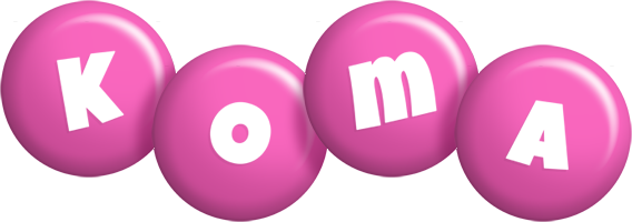 Koma candy-pink logo