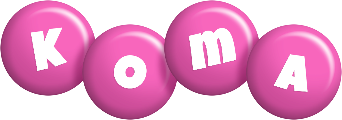 Koma candy-pink logo