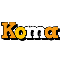 Koma cartoon logo