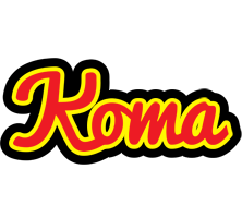 Koma fireman logo