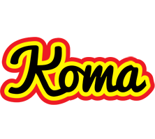 Koma flaming logo