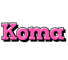 Koma girlish logo