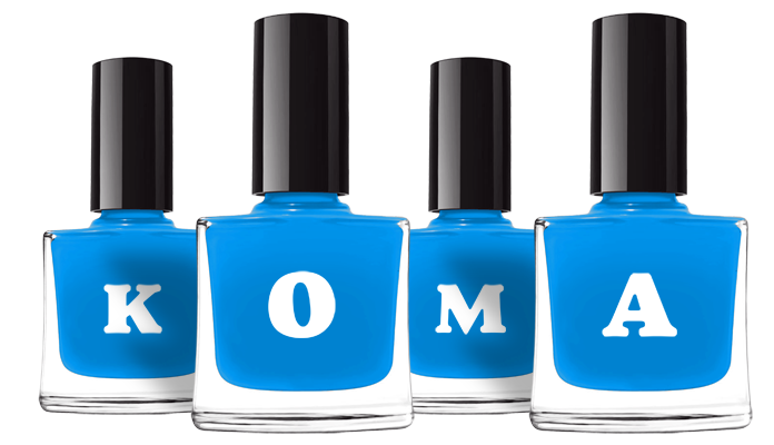 Koma glossy logo