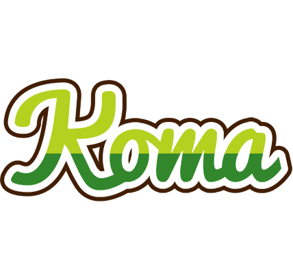 Koma golfing logo