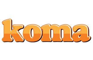 Koma orange logo