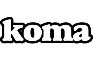 Koma panda logo