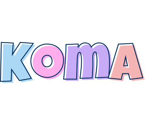 Koma pastel logo