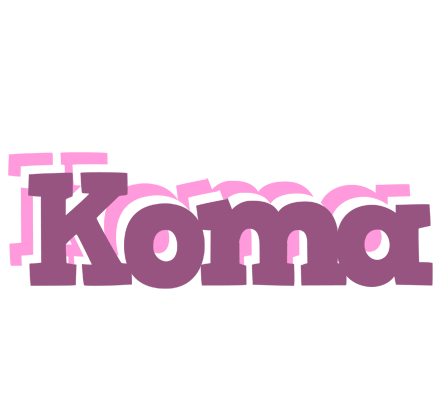 Koma relaxing logo