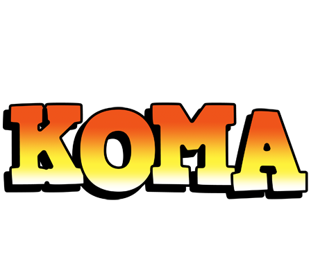Koma sunset logo