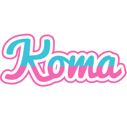 Koma woman logo