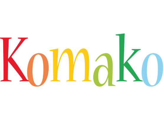 Komako birthday logo