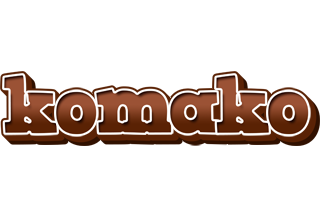 Komako brownie logo