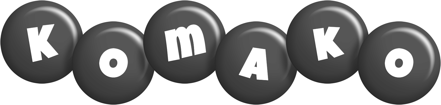 Komako candy-black logo