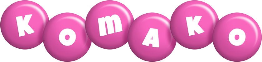 Komako candy-pink logo