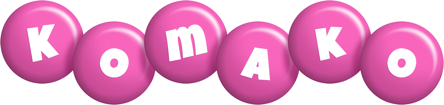 Komako candy-pink logo