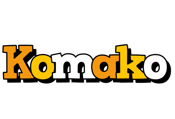 Komako cartoon logo