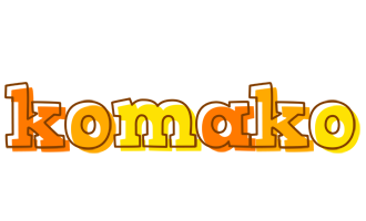 Komako desert logo