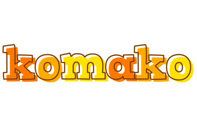Komako desert logo