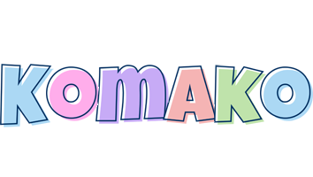 Komako pastel logo