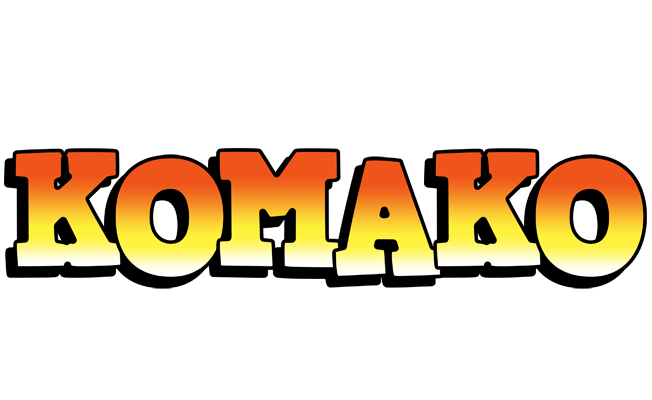 Komako sunset logo