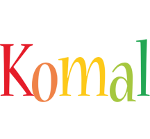 Komal birthday logo