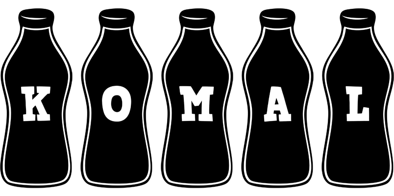 Komal bottle logo
