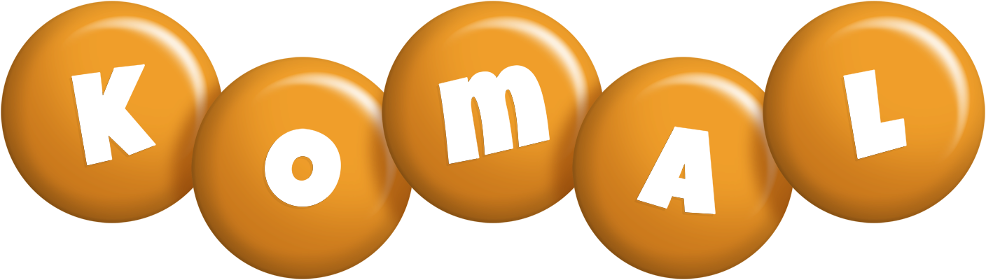Komal candy-orange logo